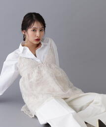 N.(N. Natural Beauty Basic) | フラワーレースキャミビスチェ(キャミソール)