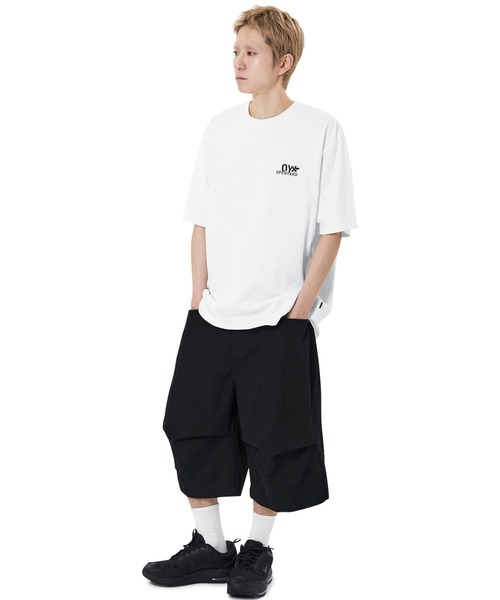 OY(オーワイ)の「『OY/オーワイ』 WIDE STITCH VOLUME ONE TUCK SHORTS/ワイドステッチボリュームワンタックショーツ(その他パンツ・レディース・ブラック・L/M)」の5枚目の写真