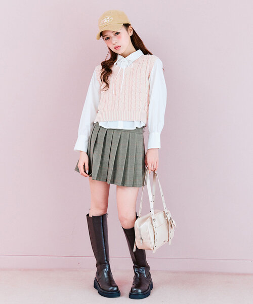 セール】プリーツミニスカート（スカート）｜OLIVE des OLIVE