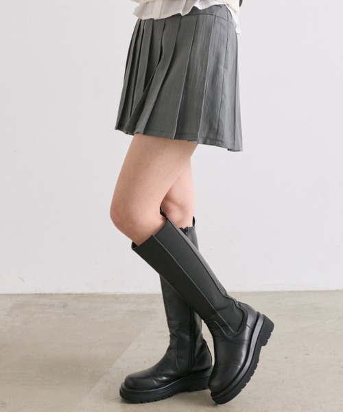 OLIVE des OLIVE（オリーブデオリーブ）の「プリーツミニスカート（スカート・レディース・チャコールグレー/ブラウン系その他/キャメル・FREE）」の8枚目の写真