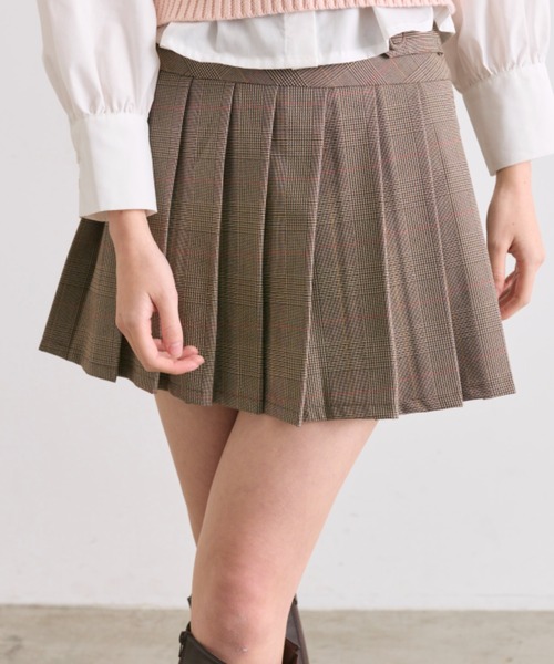 OLIVE des OLIVE（オリーブデオリーブ）の「プリーツミニスカート（スカート・レディース・チャコールグレー/ブラウン系その他/キャメル・FREE）」の16枚目の写真