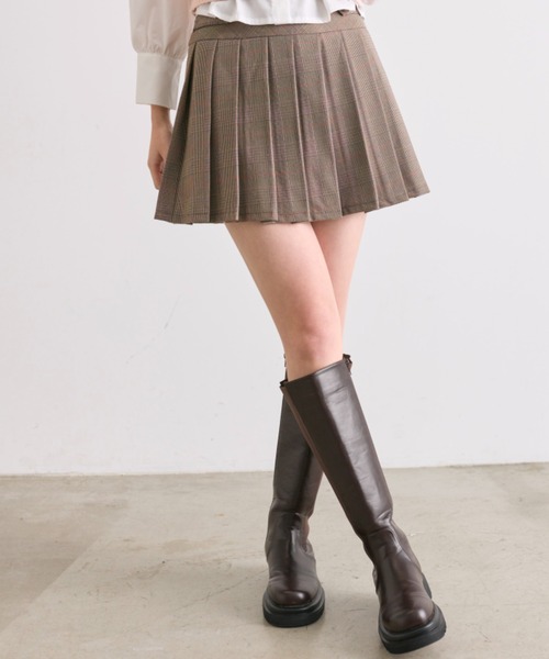 OLIVE des OLIVE（オリーブデオリーブ）の「プリーツミニスカート（スカート・レディース・チャコールグレー/ブラウン系その他/キャメル・FREE）」の21枚目の写真