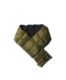 TAION（タイオン）の「TAION / タイオン MOUNTAIN LINE REVERSIBLE LIGHT DOWN MUFFLER マウンテン リバーシブル ポーラテック ライトダウンマフラー (TAION-R201XMT-900SP)（マフラー）」