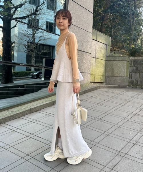 emmi（エミ）の「eco ラメニットスカート（スカート）」 - WEAR