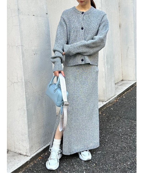 emmi（エミ）の「eco ラメニットスカート（スカート）」 - WEAR