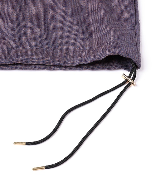 セール】Tweed Dot Button Collarless Jacket（ノーカラー