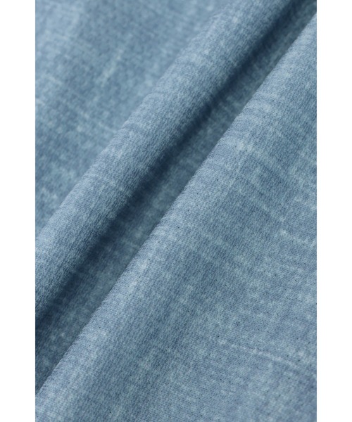 HIGH STREET（ハイストリート）の「HIGH STREET∴メランジプリントオブロング７分袖シャツ（シャツ/ブラウス・メンズ・ブルー系2/レッド/グレー・M/L/LL/S）」の14枚目の写真