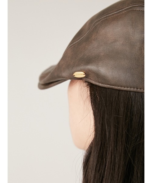 LILY BROWN（リリーブラウン）の「ハンチング（ハンチング/ベレー帽・レディース・ブラウン/ホワイト/ブラック・FREE）」の8枚目の写真