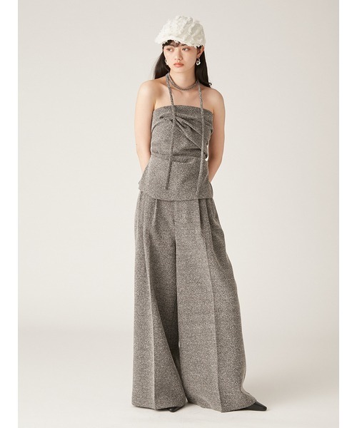 LILY BROWN（リリーブラウン）の「ハンチング（ハンチング/ベレー帽・レディース・ブラウン/ホワイト/ブラック・FREE）」の10枚目の写真