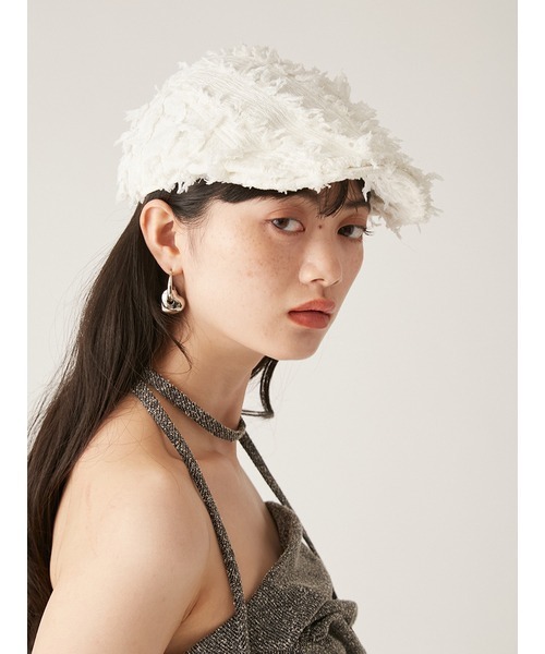LILY BROWN（リリーブラウン）の「ハンチング（ハンチング/ベレー帽・レディース・ブラウン/ホワイト/ブラック・FREE）」の11枚目の写真