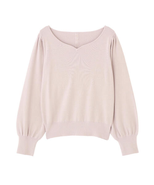 PROPORTION BODY DRESSING(プロポーションボディドレッシング)の「ハートネック総針ニット / 1215170201(ニット/セーター・レディース・ライトグリーン/ピンク/ホワイト系その他・MEDIUM/SMALL)」の12枚目の写真