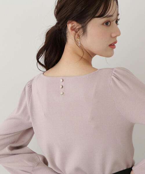 PROPORTION BODY DRESSING(プロポーションボディドレッシング)の「ハートネック総針ニット / 1215170201(ニット/セーター・レディース・ライトグリーン/ピンク/ホワイト系その他・MEDIUM/SMALL)」の16枚目の写真