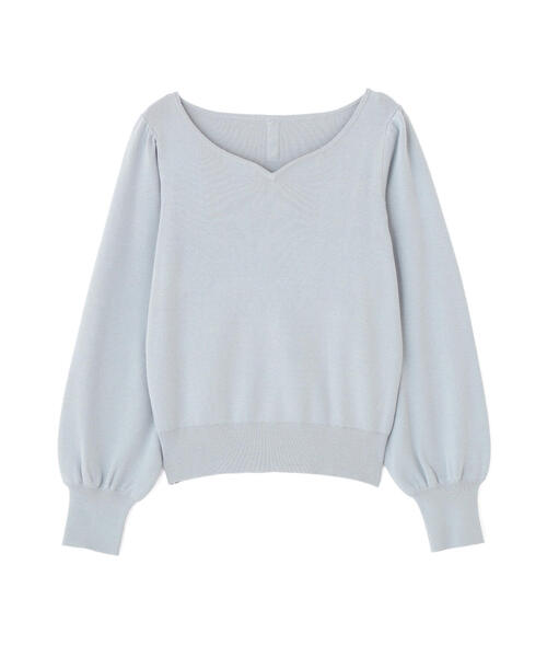 PROPORTION BODY DRESSING(プロポーションボディドレッシング)の「ハートネック総針ニット / 1215170201(ニット/セーター・レディース・ライトグリーン/ピンク/ホワイト系その他・MEDIUM/SMALL)」の19枚目の写真