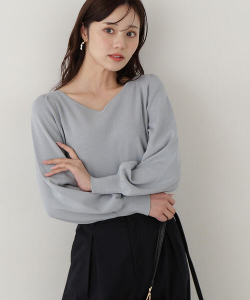 PROPORTION BODY DRESSING(プロポーションボディドレッシング)の「ハートネック総針ニット / 1215170201(ニット/セーター・レディース・ライトグリーン/ピンク/ホワイト系その他・MEDIUM/SMALL)」の20枚目の写真