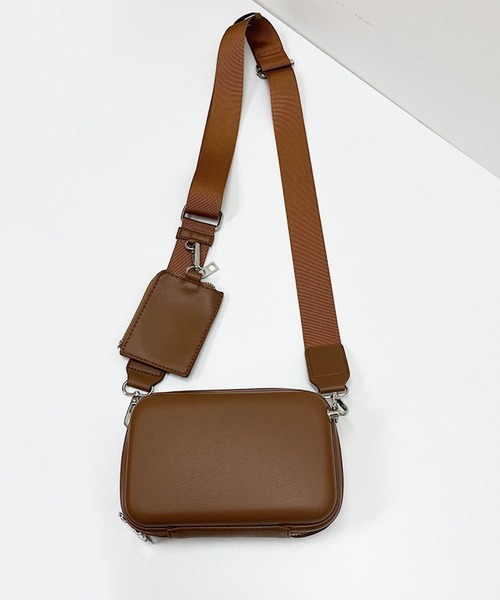 セール】フェイクレザー カメラバッグ ショルダーバッグ