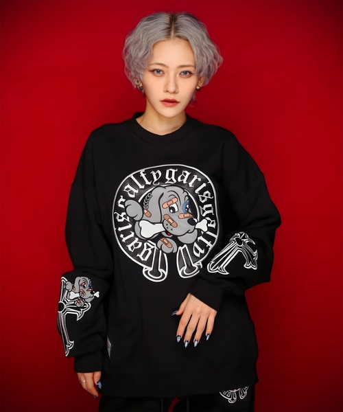 GALFY トレーナー スウェット GA×GALFY-ガリノハーツクルー