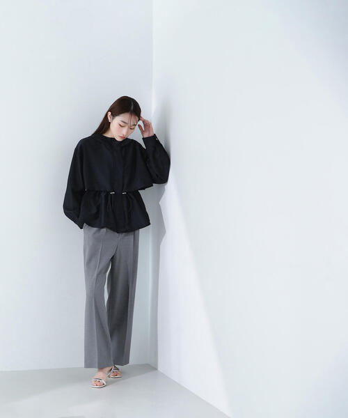 NATURAL BEAUTY BASIC(ナチュラルビューティーベーシック)の「◇フーディードロストブルゾン(ブルゾン・レディース・ベージュ/ブラック/オフホワイト・MEDIUM/SMALL)」の21枚目の写真