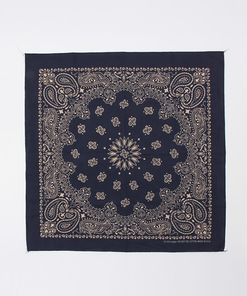 Heather（ヘザー）の「USAバンダナ　709511（バンダナ/スカーフ・レディース・ネイビー/レッド・FREE）」の2枚目の写真