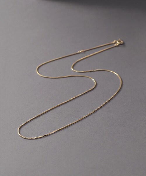 COCOSHNIK（ココシュニック）の「K10スキニーネックレス ベネチアン（ネックレス・レディース・その他1・40）」の2枚目の写真