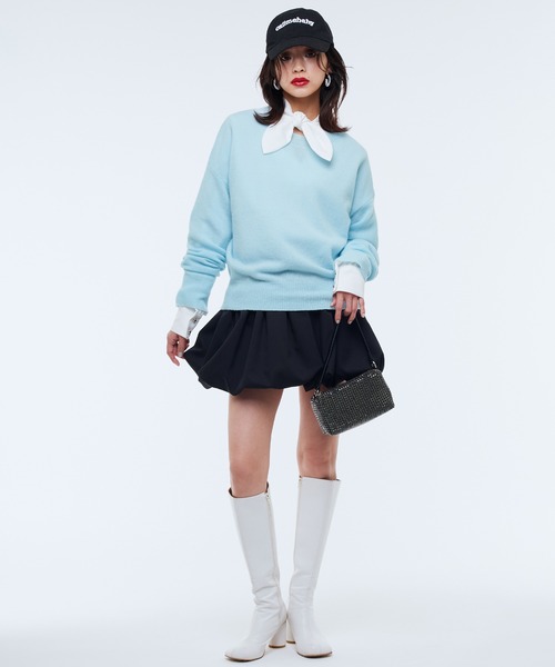 Narcissus(ナルシス)の「【Narcissus】バルーンミニスカート(スカート・レディース・グレー/ブラック・FREE)」の14枚目の写真