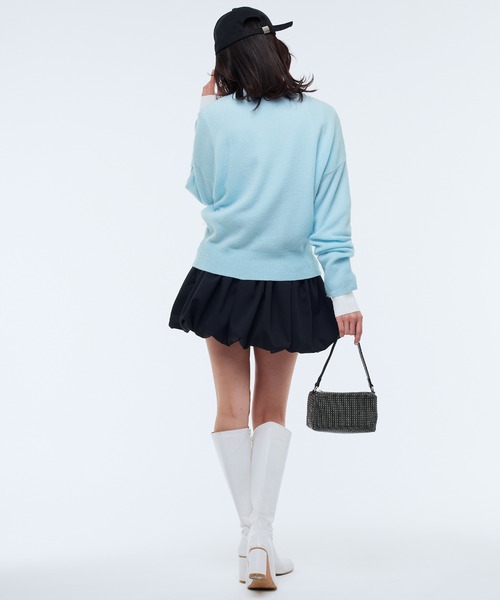 Narcissus(ナルシス)の「【Narcissus】バルーンミニスカート(スカート・レディース・グレー/ブラック・FREE)」の15枚目の写真