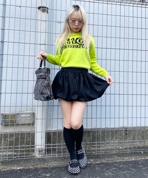 Narcissus(ナルシス)の「【Narcissus】バルーンミニスカート(スカート・レディース・グレー/ブラック・FREE)」の21枚目の写真