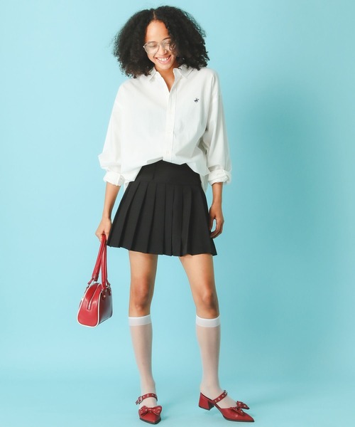 FOREVER 21（フォーエバー トゥエンティーワン）の「【2025SS】プレッププリーツミニスカート（スカート・レディース・ブラック/グレー・SMALL/MEDIUM）」の11枚目の写真