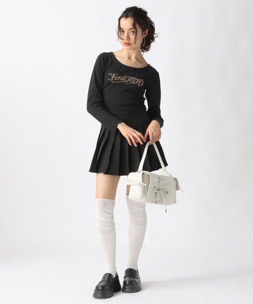 FOREVER 21（フォーエバー トゥエンティーワン）の「【2025SS】プレッププリーツミニスカート（スカート・レディース・ブラック/グレー・SMALL/MEDIUM）」の17枚目の写真