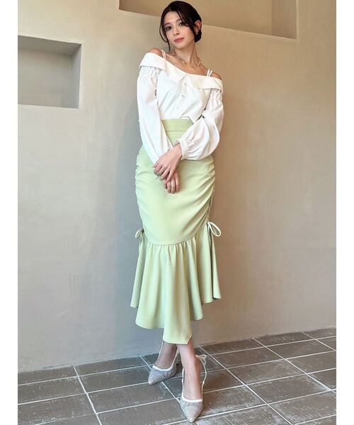 新品♡ CHIGNON♡レザーライクマーメイドスカート♡送料込み GYDA スカート loinclothロングスカート : ZOZOTOWN Yahoo!店