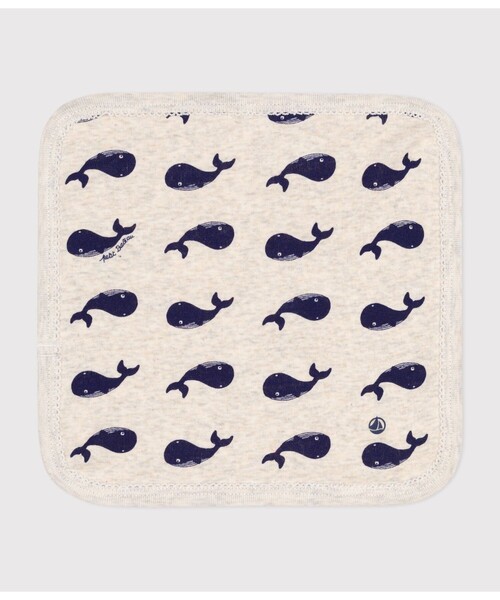 PETIT BATEAU(プチバトー)の「ハンカチ(その他ベビー用品・キッズ・ベージュ系その他・ONE SIZE)」の1枚目の写真