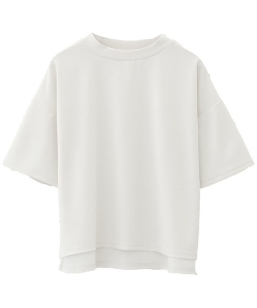 aquagarage(アクアガレージ)の「梨地ボトルネックプルオーバー(Tシャツ/カットソー・レディース・ブラック/アイボリー/ベージュ/オレンジ・L/M)」の10枚目の写真