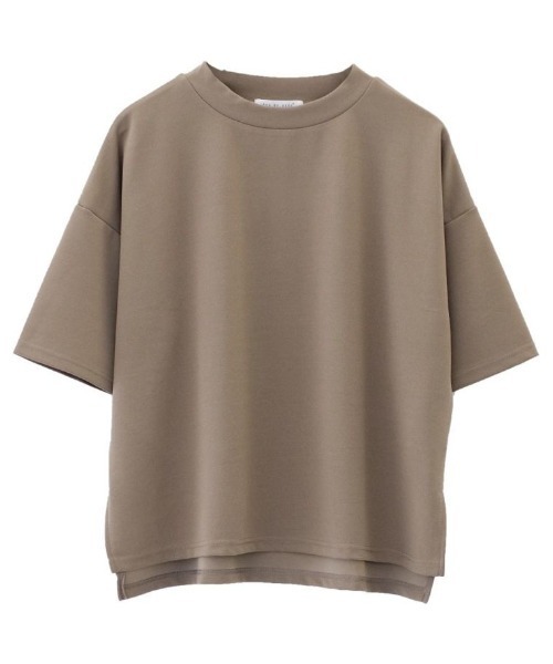 aquagarage(アクアガレージ)の「梨地ボトルネックプルオーバー(Tシャツ/カットソー・レディース・ブラック/アイボリー/ベージュ/オレンジ・L/M)」の11枚目の写真