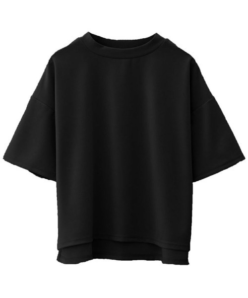 aquagarage(アクアガレージ)の「梨地ボトルネックプルオーバー(Tシャツ/カットソー・レディース・ブラック/アイボリー/ベージュ/オレンジ・L/M)」の13枚目の写真