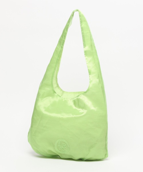 LOWRYS FARM（ローリーズファーム）の「ＬＦシアートートバック　290611（ショルダーバッグ・レディース・ピンク/ブラック/グリーン・FREE）」の4枚目の写真