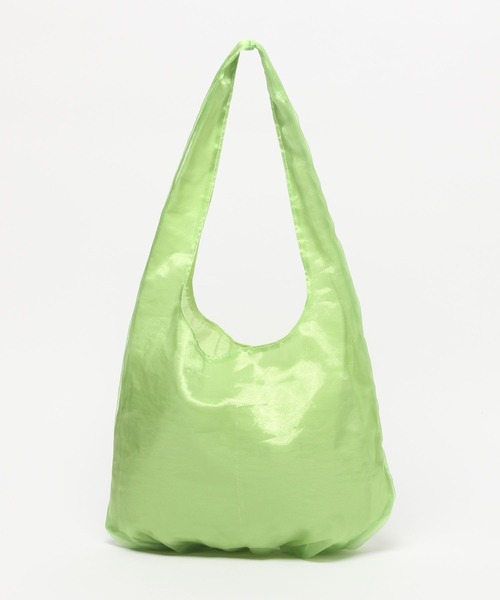 LOWRYS FARM（ローリーズファーム）の「ＬＦシアートートバック　290611（ショルダーバッグ・レディース・ピンク/ブラック/グリーン・FREE）」の6枚目の写真