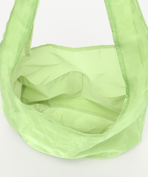 LOWRYS FARM（ローリーズファーム）の「ＬＦシアートートバック　290611（ショルダーバッグ・レディース・ピンク/ブラック/グリーン・FREE）」の7枚目の写真