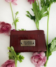 double quotes（ダブルクオーツ）の「「double quotes/ダブルクオーツ」バターカードホルダー（カードケース）」