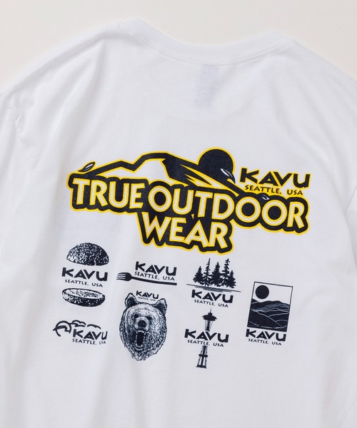 KAVU(カブー)の「KAVU/カブー Event Tee/イベントティー(Tシャツ/カットソー・メンズ・グリーン/ブラック/ホワイト・MEDIUM/X-LARGE/LARGE)」の4枚目の写真