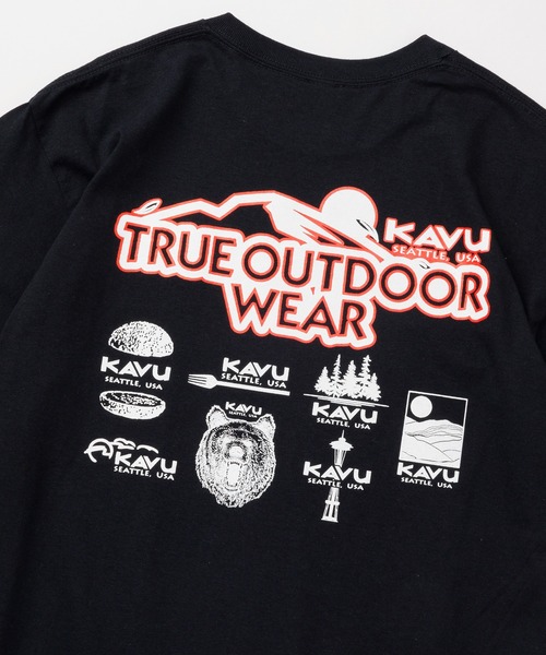 KAVU(カブー)の「KAVU/カブー Event Tee/イベントティー(Tシャツ/カットソー・メンズ・グリーン/ブラック/ホワイト・MEDIUM/X-LARGE/LARGE)」の7枚目の写真