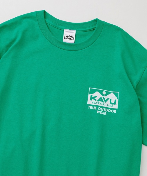 KAVU(カブー)の「KAVU/カブー Event Tee/イベントティー(Tシャツ/カットソー・メンズ・グリーン/ブラック/ホワイト・MEDIUM/X-LARGE/LARGE)」の10枚目の写真