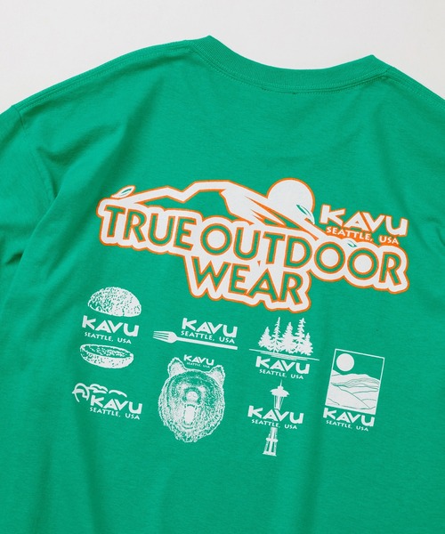 KAVU(カブー)の「KAVU/カブー Event Tee/イベントティー(Tシャツ/カットソー・メンズ・グリーン/ブラック/ホワイト・MEDIUM/X-LARGE/LARGE)」の11枚目の写真