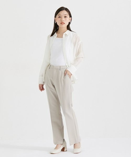 Petitjo（プッチージョ）の「小さいサイズ　フレアパンツ　低身長さん・小柄女性（その他パンツ・レディース・ベージュ/ブラック・PS/PM/PL/PSS）」の3枚目の写真