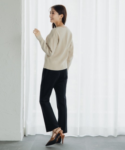 Petitjo（プッチージョ）の「小さいサイズ　フレアパンツ　低身長さん・小柄女性（その他パンツ・レディース・ベージュ/ブラック・PS/PM/PL/PSS）」の15枚目の写真