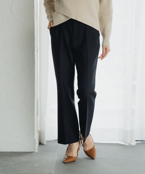 Petitjo（プッチージョ）の「小さいサイズ　フレアパンツ　低身長さん・小柄女性（その他パンツ・レディース・ベージュ/ブラック・PS/PM/PL/PSS）」の16枚目の写真