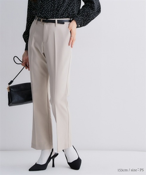 Petitjo（プッチージョ）の「小さいサイズ　フレアパンツ　低身長さん・小柄女性（その他パンツ・レディース・ベージュ/ブラック・PS/PM/PL/PSS）」の19枚目の写真