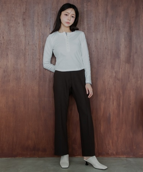 Petitjo（プッチージョ）の「小さいサイズ　フレアパンツ　低身長さん・小柄女性（その他パンツ・レディース・ベージュ/ブラック・PS/PM/PL/PSS）」の3枚目の写真