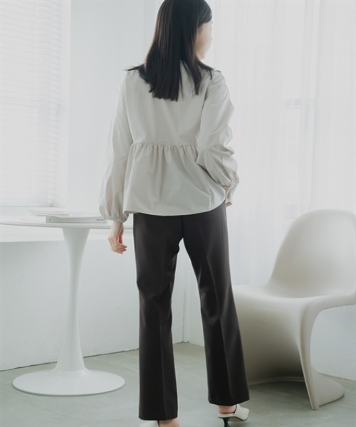 Petitjo（プッチージョ）の「小さいサイズ　フレアパンツ　低身長さん・小柄女性（その他パンツ・レディース・ベージュ/ブラック・PS/PM/PL/PSS）」の13枚目の写真