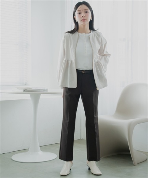 Petitjo（プッチージョ）の「小さいサイズ　フレアパンツ　低身長さん・小柄女性（その他パンツ・レディース・ベージュ/ブラック・PS/PM/PL/PSS）」の15枚目の写真