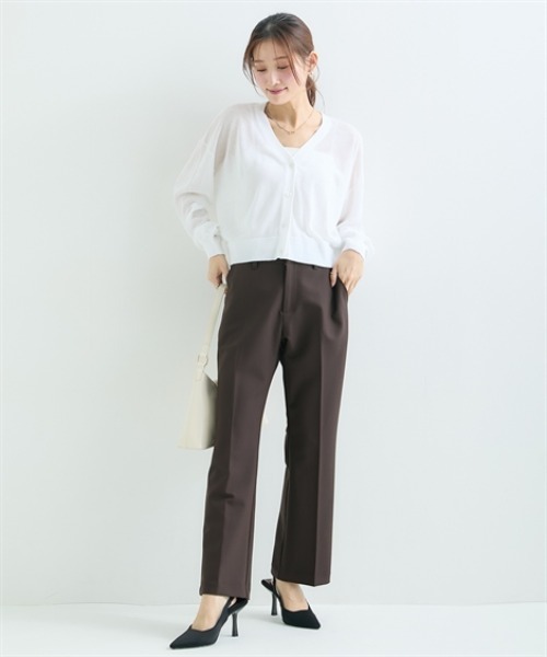 Petitjo（プッチージョ）の「小さいサイズ　フレアパンツ　低身長さん・小柄女性（その他パンツ・レディース・ベージュ/ブラック・PS/PM/PL/PSS）」の17枚目の写真