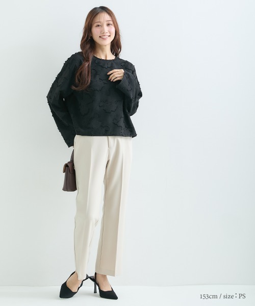 Petitjo(プッチージョ)の「小さいサイズ フレアパンツ 低身長さん・小柄女性(その他パンツ・レディース・ベージュ/ブラック/ブラウン・PS/PM/PL/PSS)」の19枚目の写真